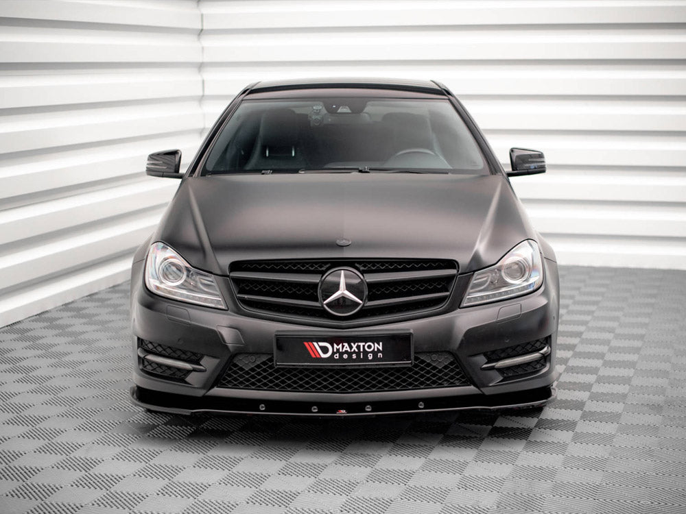 Front Splitter V.2 Mercedes C Coupe AMG-Line C204 Maxton Design