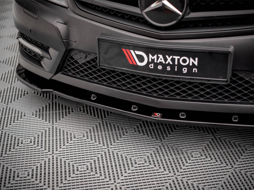 Front Splitter V.2 Mercedes C Coupe AMG-Line C204 Maxton Design