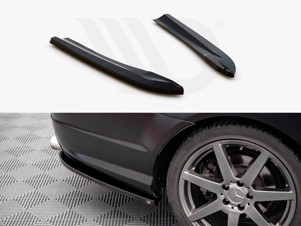 Rear Side Splitters Mercedes C Coupe AMG-Line C204 Maxton Design