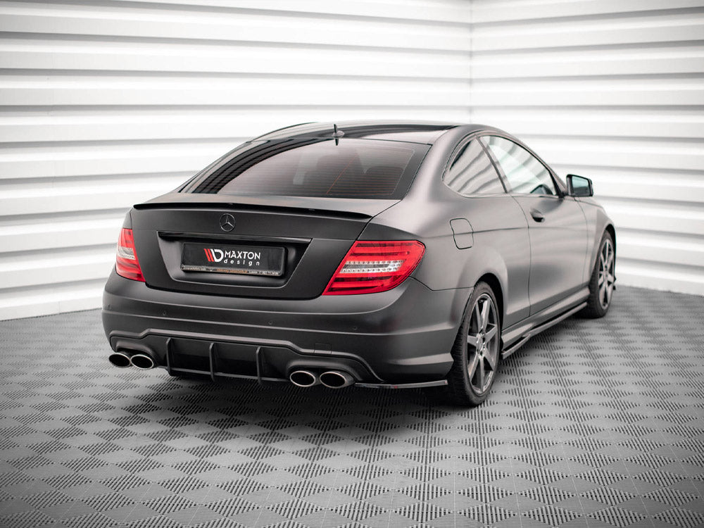 Rear Side Splitters Mercedes C Coupe AMG-Line C204 Maxton Design