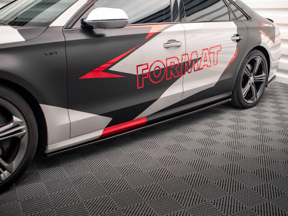 Side Skirts Diffusers V.1 Audi S8 D4 Maxton Design