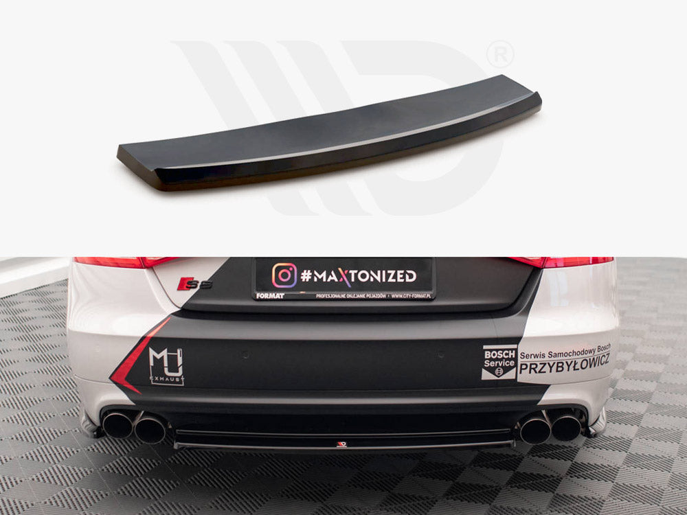 Central Rear Splitter Audi S8 D4 Maxton Design