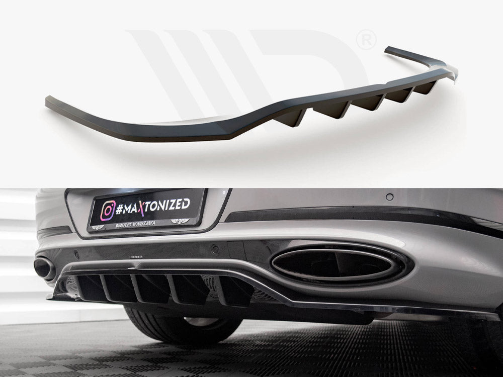 Central Rear Splitter (Vertical Bars) Bentley Continental GT Mk3 Maxton Design