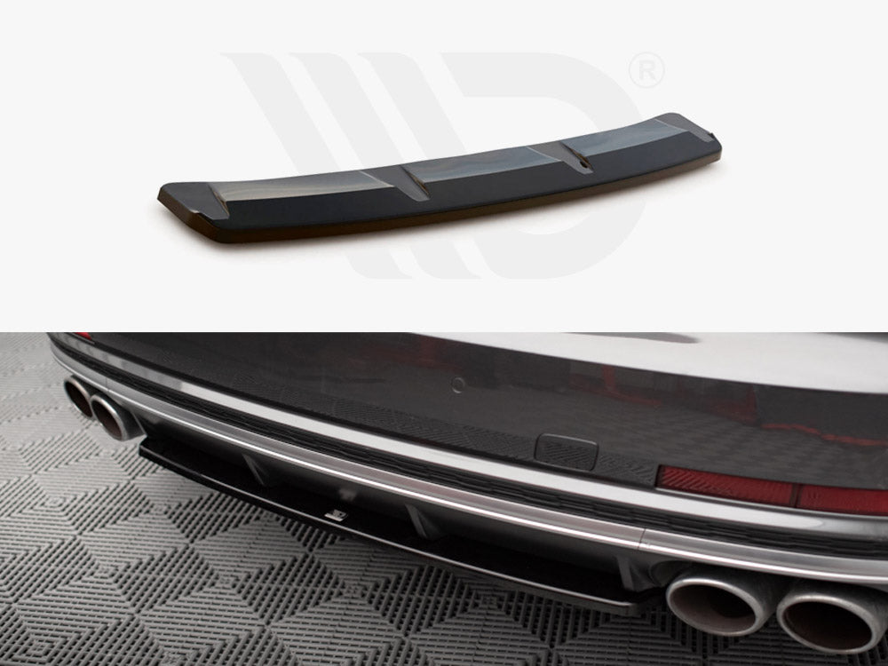 Central Rear Splitter Audi S8 D5 Maxton Design