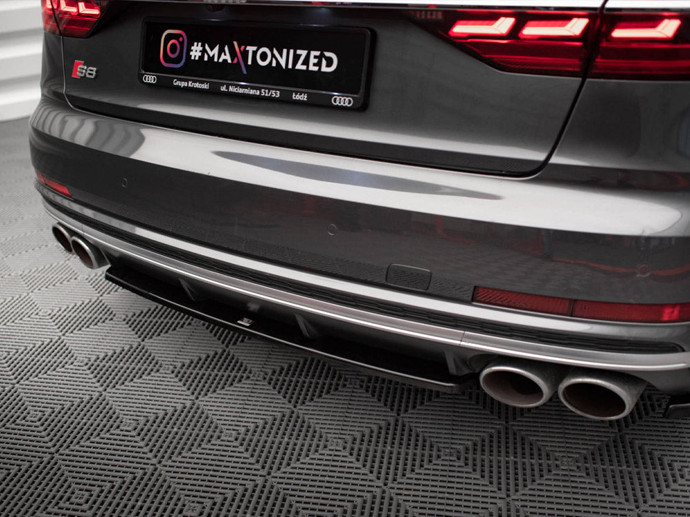 Central Rear Splitter Audi S8 D5 Maxton Design