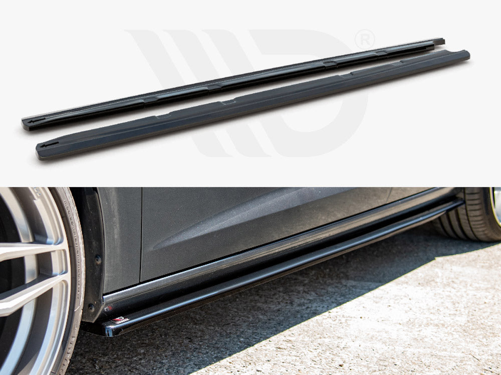 Side Skirts Diffusers V.2 Seat Leon Mk3 Cupra / FR Facelift Maxton Design