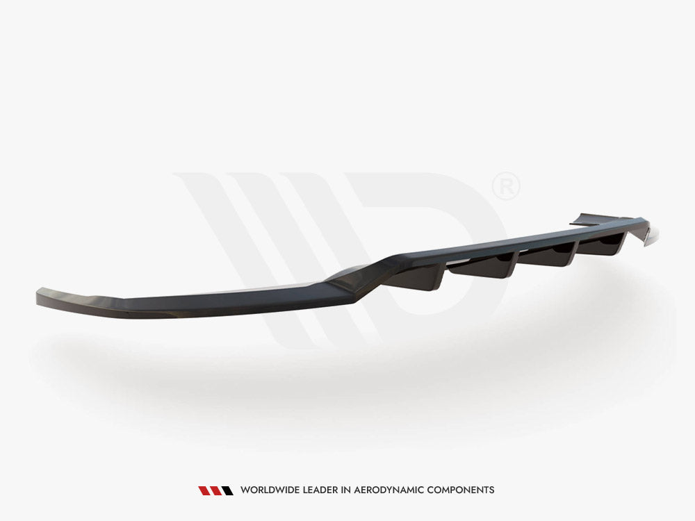 Central Rear Splitter (Vertical Bars) Audi e-Tron Maxton Design