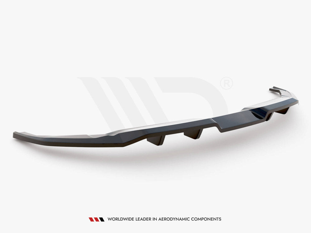 Central Rear Splitter (Vertical Bars) Kia EV6 GT-Line Mk1 Maxton Design