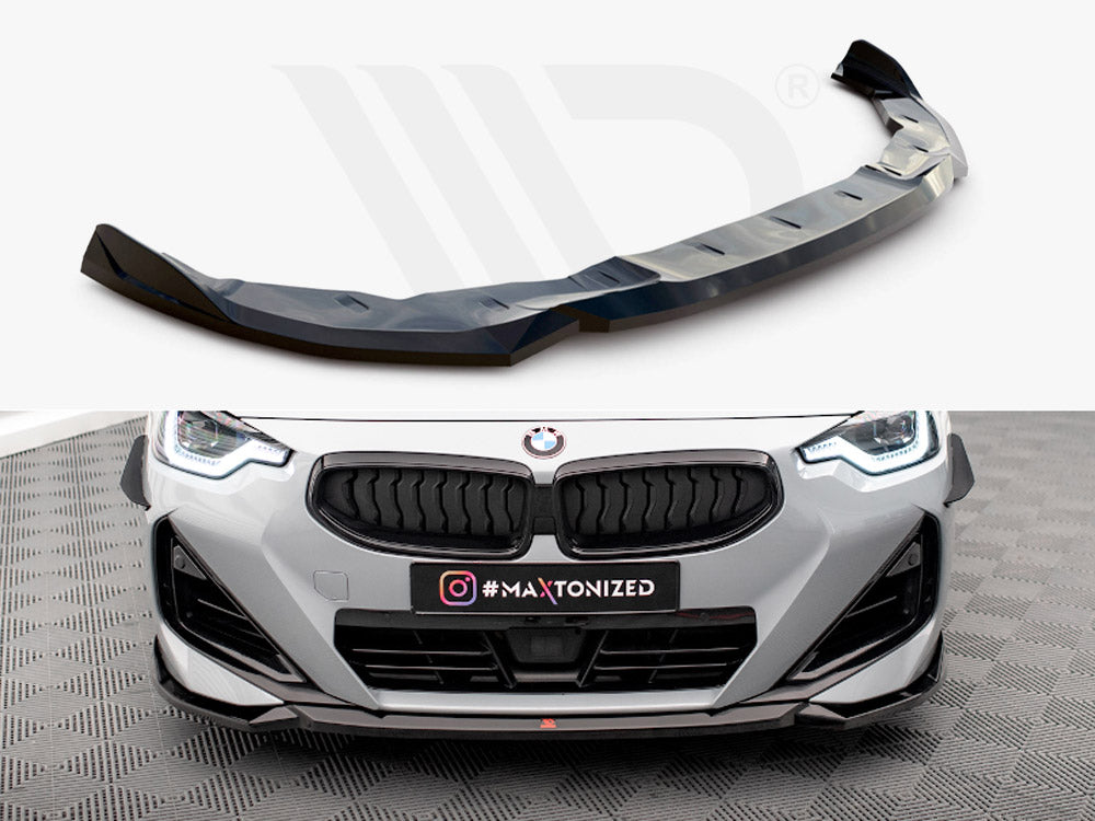 Front Splitter V.1 BMW 2 Coupe M-Pack / M240i G42 Maxton Design