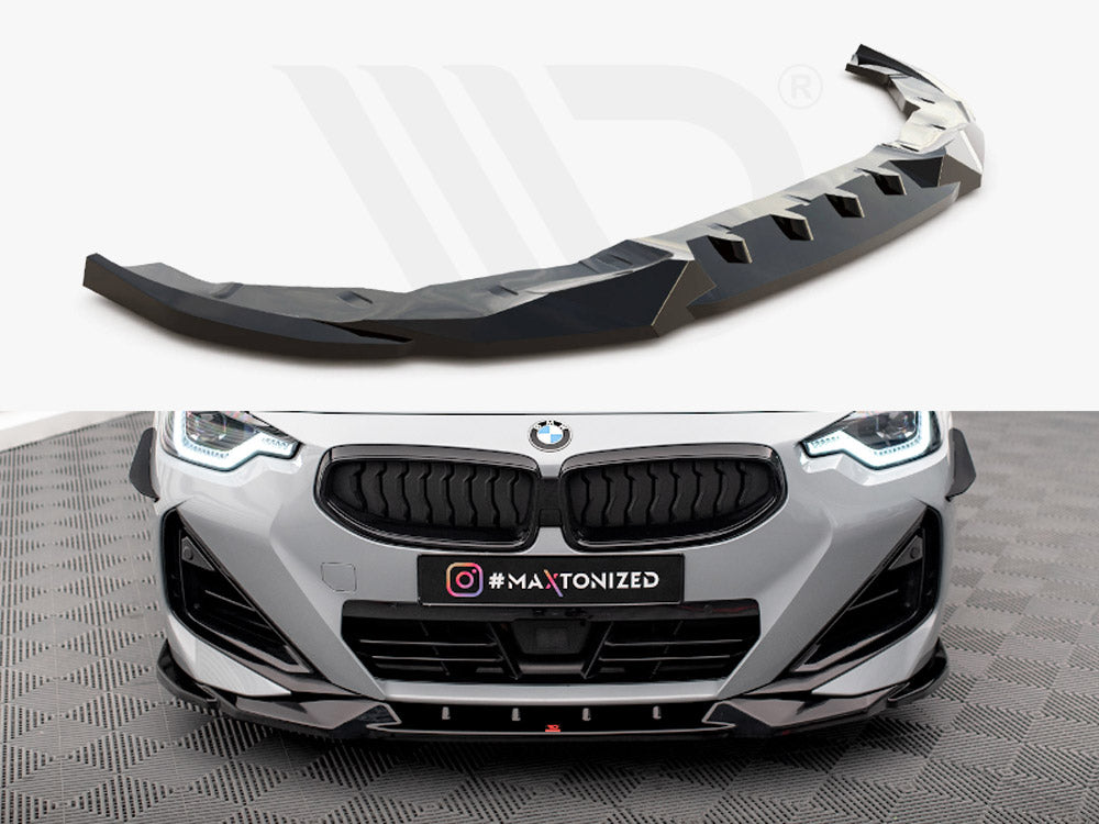 Front Splitter V.2 BMW 2 Coupe M-Pack / M240i G42 Maxton Design