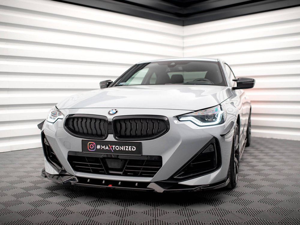 Front Splitter V.2 BMW 2 Coupe M-Pack / M240i G42 Maxton Design