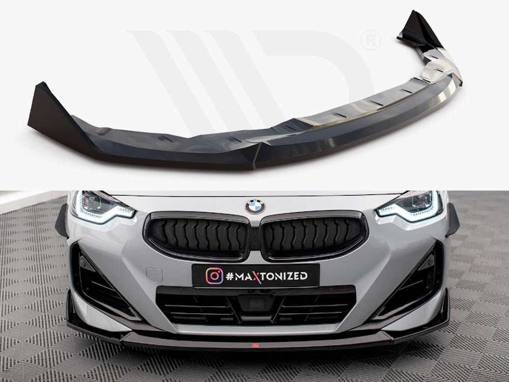 Front Splitter V.3 BMW 2 Coupe M-Pack / M240i G42 Maxton Design