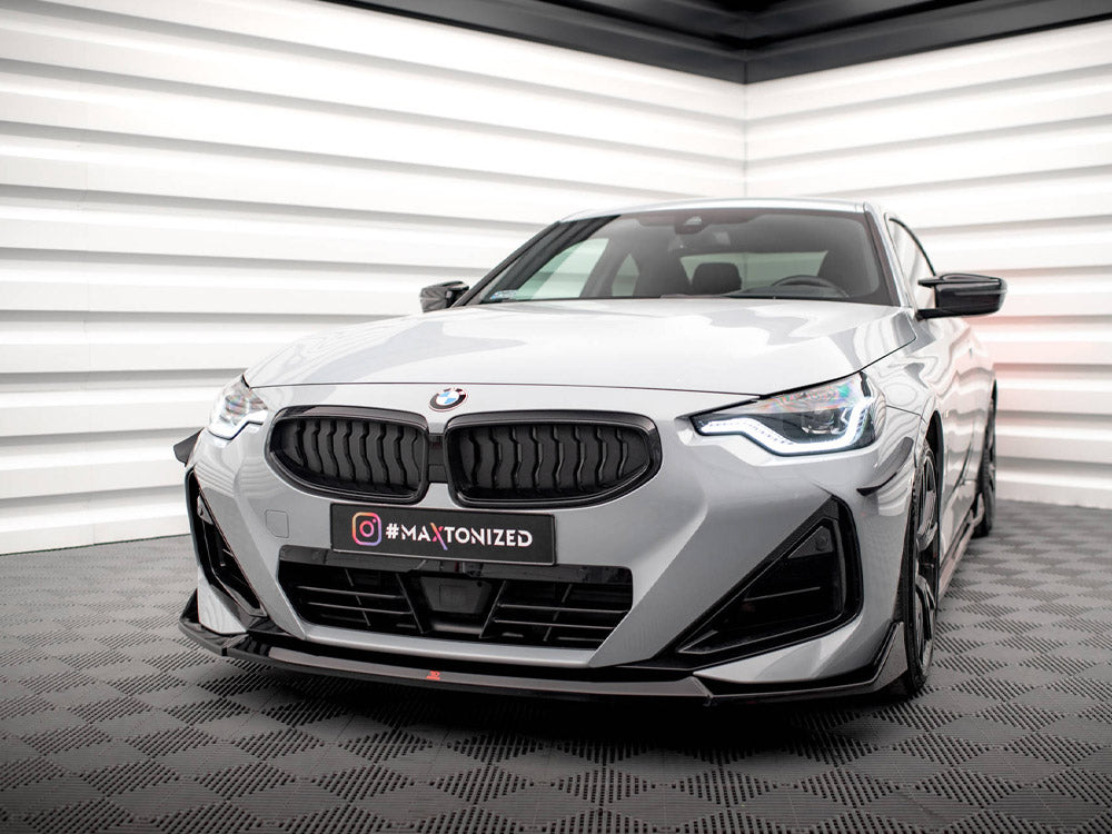 Front Splitter V.3 BMW 2 Coupe M-Pack / M240i G42 Maxton Design