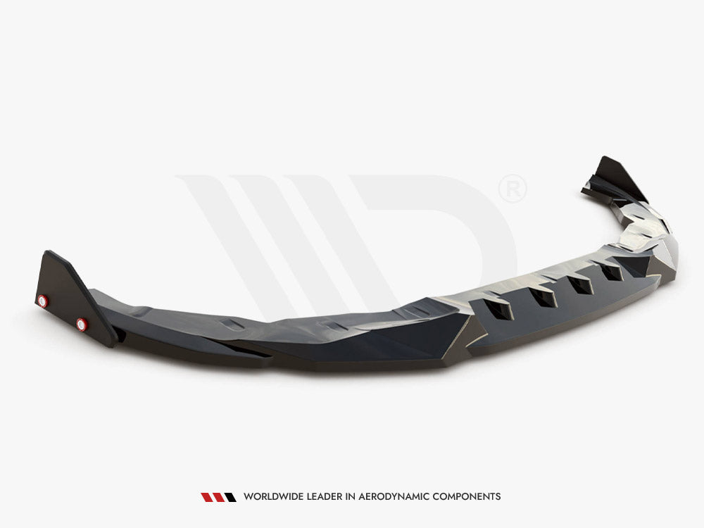 Front Splitter V.2 + Flaps BMW 2 Coupe M-Pack / M240i G42 Maxton Design