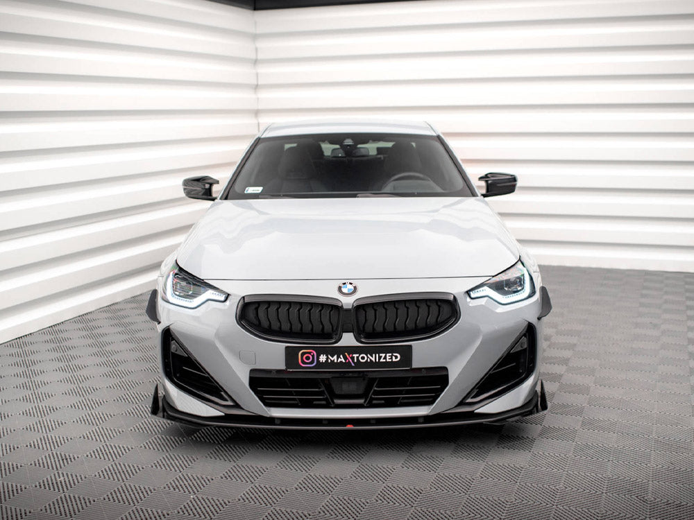 Street PRO Front Splitter + Flaps BMW 2 Coupe M-Pack / M240i G42 Maxton Design