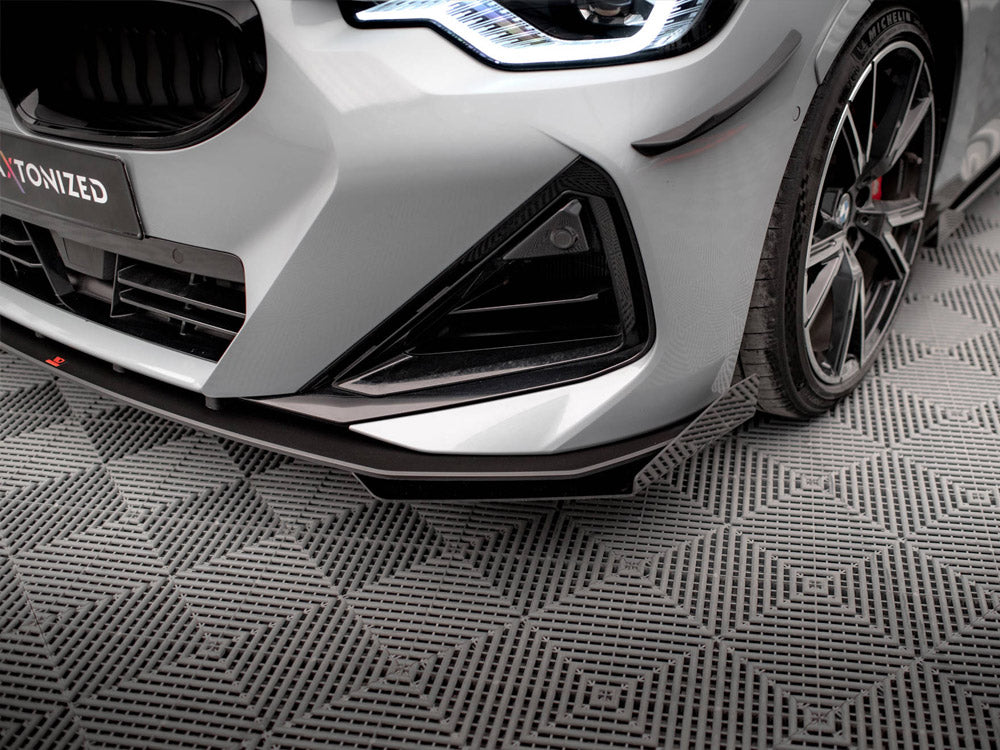 Street PRO Front Splitter + Flaps BMW 2 Coupe M-Pack / M240i G42 Maxton Design