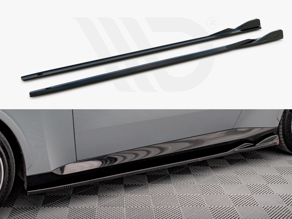 Side Skirts Diffusers V.1 BMW 2 Coupe M-Pack / M240i G42 Maxton Design