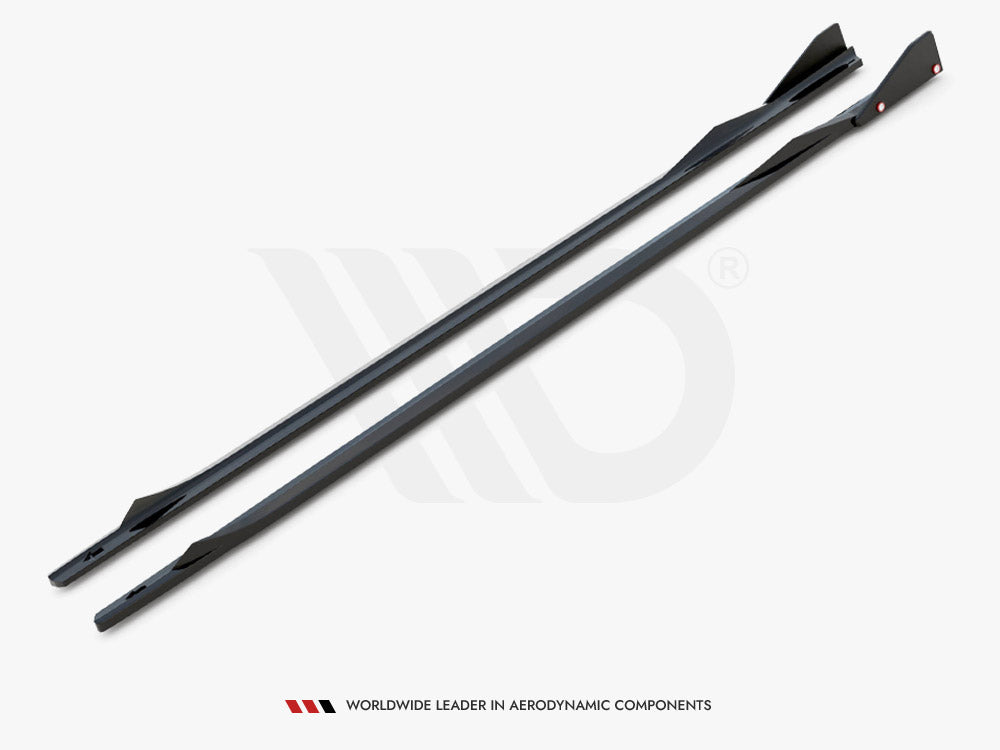 Side Skirts Diffusers V.2 + Flaps BMW 2 Coupe M-Pack / M240i G42 Maxton Design