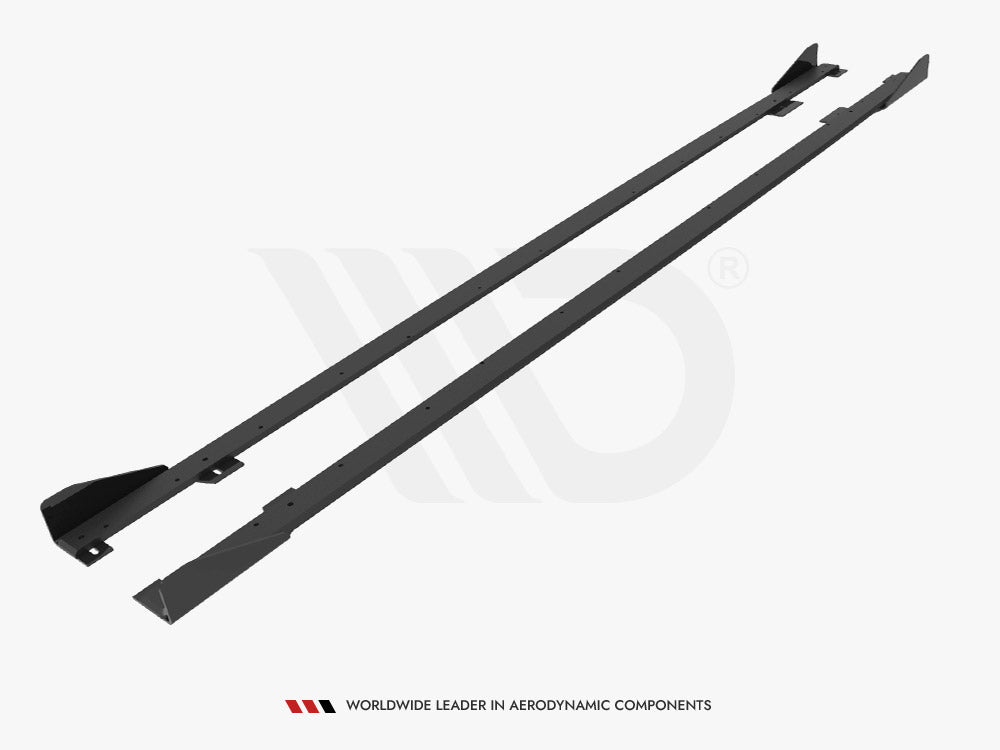 Street PRO Side Skirts Diffusers + Flaps BMW 2 Coupe M-Pack / M240i G42 Maxton Design