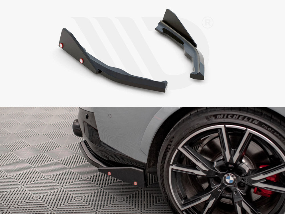 Rear Side Splitters V.2 + Flaps BMW 2 Coupe M240i G42 Maxton Design