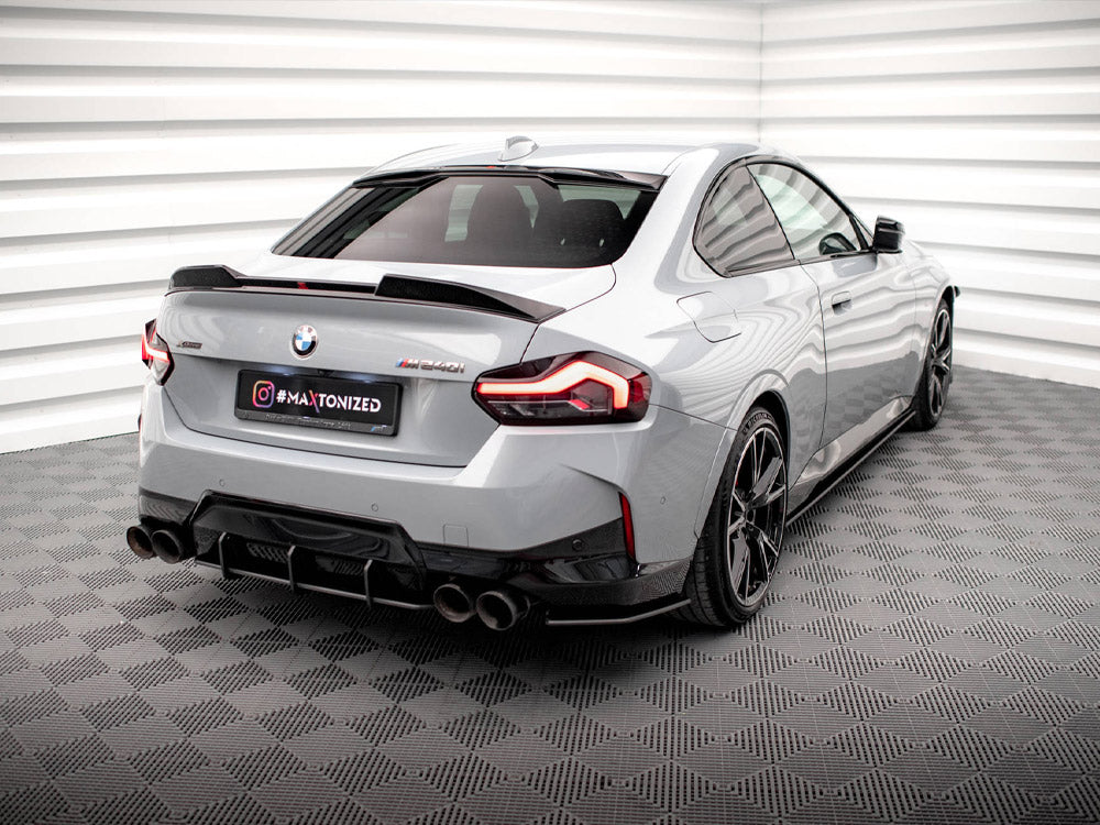 Street Pro Rear Side Splitters BMW 2 Coupe M240i G42 Maxton Design