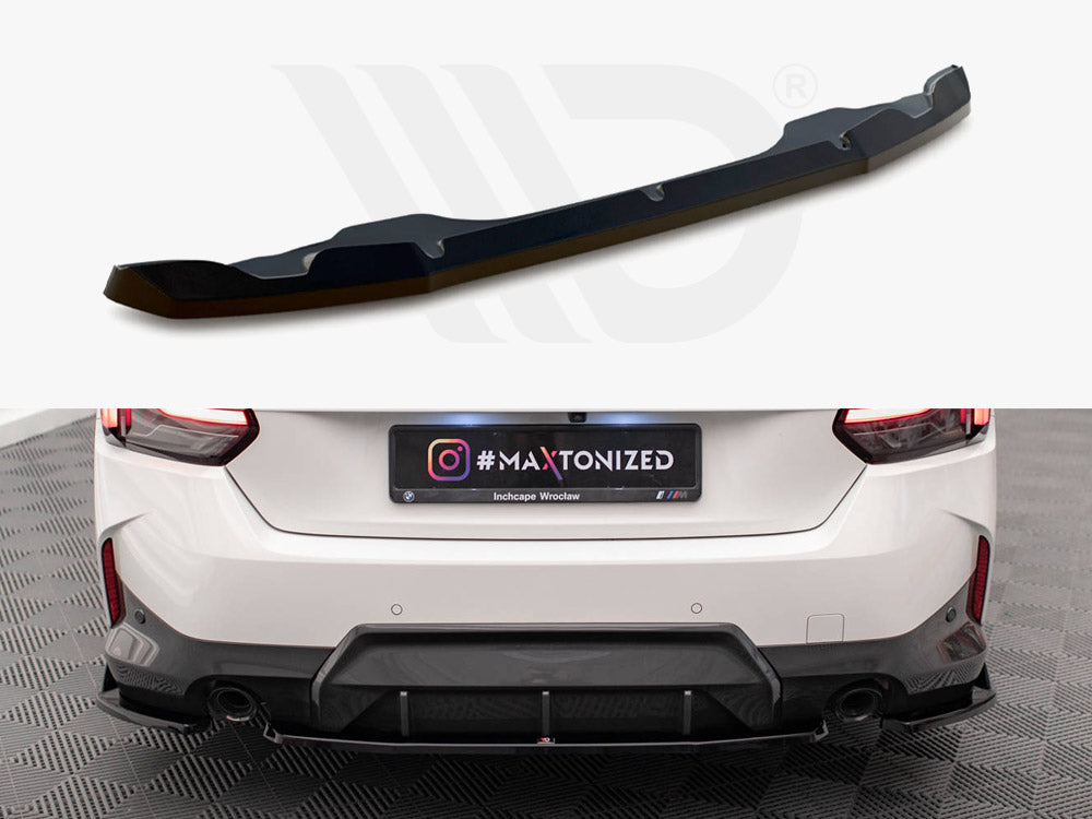 Central Rear Splitter BMW 2 Coupe M-Pack G42 Maxton Design