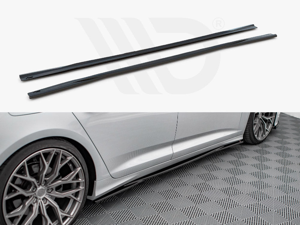 Side Skirt Diffusers Audi A6 S-Line / S6 C8 Maxton Design