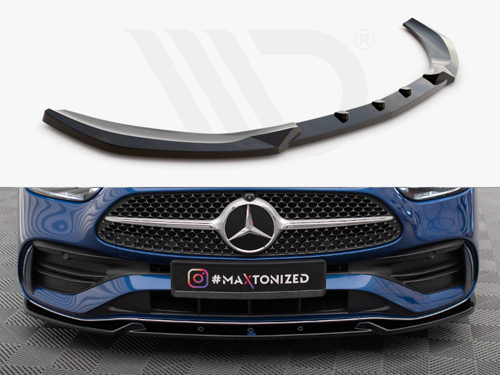 Front Splitter V.1 Mercedes C AMG-Line W206 Maxton Design