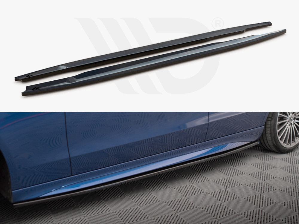 Side Skirts Diffusers Mercedes C AMG-Line W206 Maxton Design