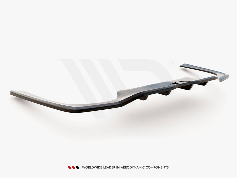 Central Rear Splitter (Vertical Bars) Mercedes C AMG-Line W206 Maxton Design