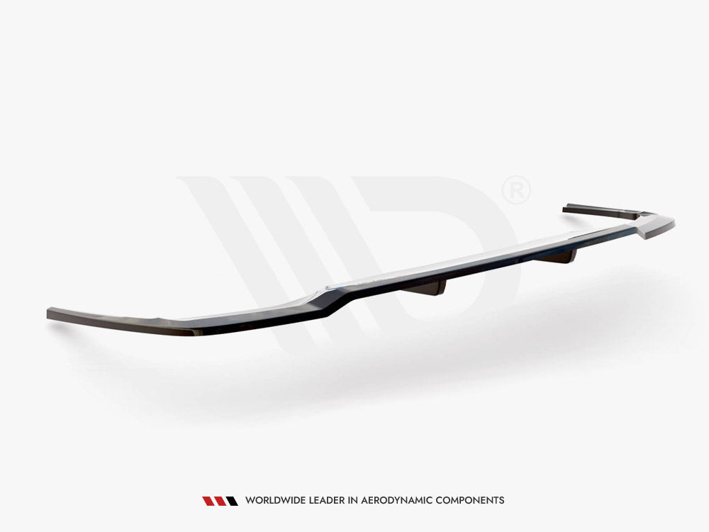 Central Rear Splitter (Vertical Bars) Audi A4 S-Line B9 Facelift Maxton Design