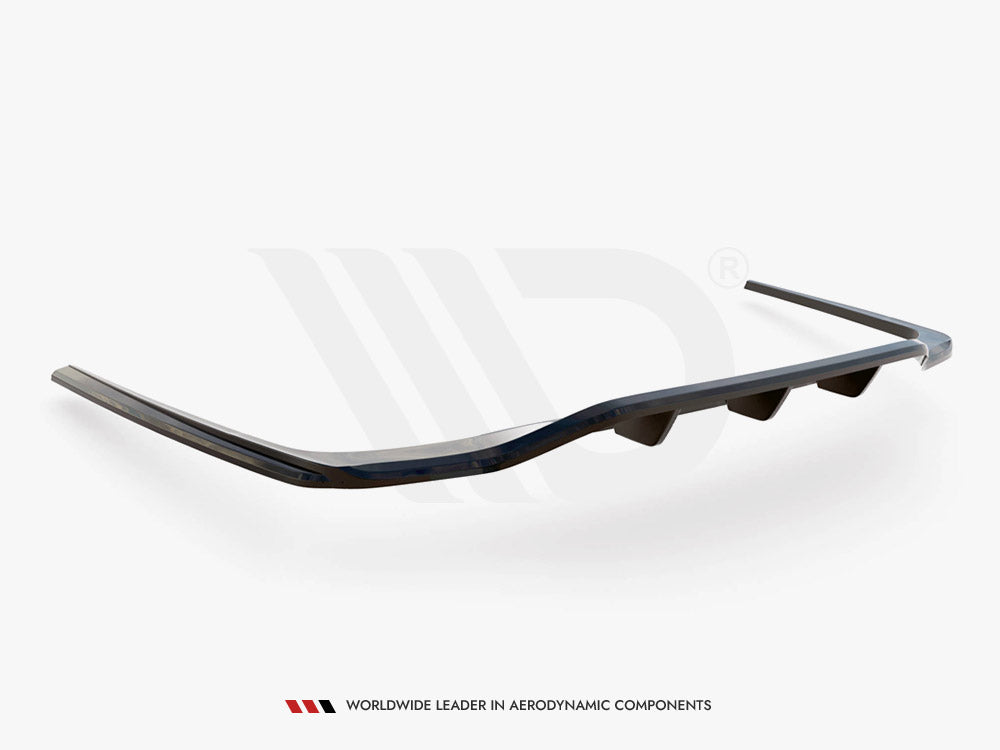 Central Rear Splitter (Vertical Bars) Mercedes S AMG-Line W223 Maxton Design