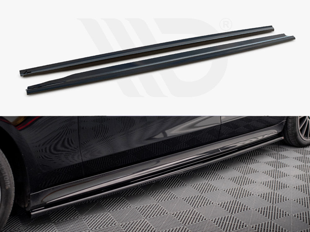 Side Skirts Diffusers Mercedes S Long AMG-Line V223 Maxton Design