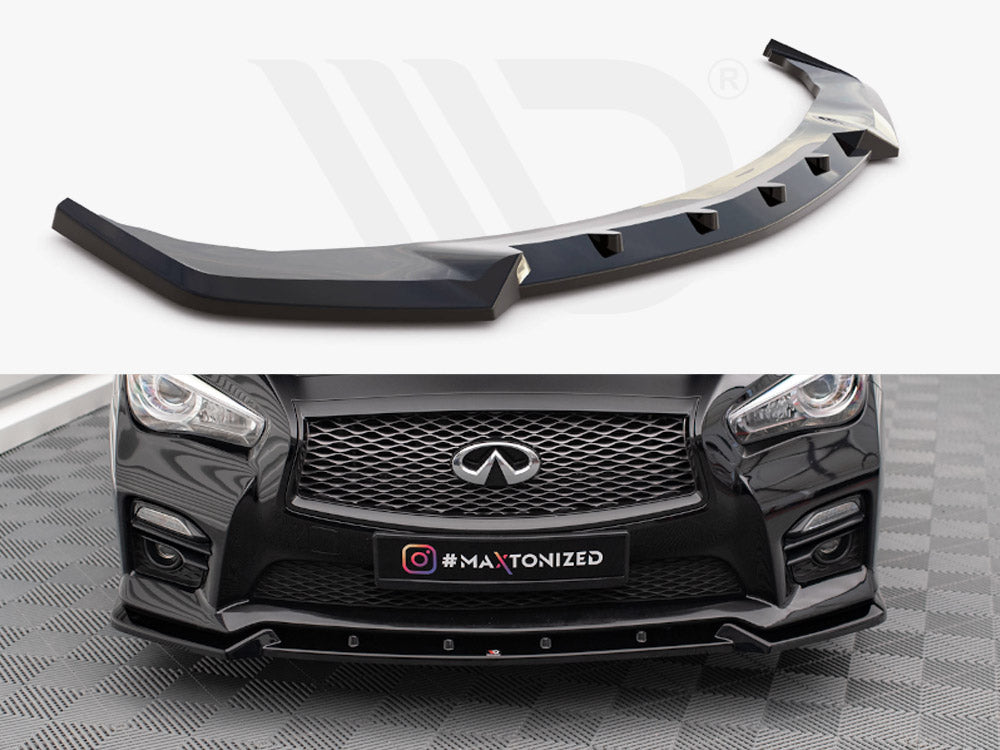 Front Splitter V.2 Infiniti Q50 S Mk1 Maxton Design