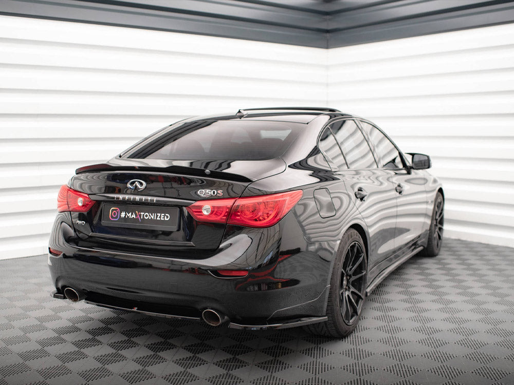 Rear Side Splitters Infiniti Q50 S Mk1 Maxton Design