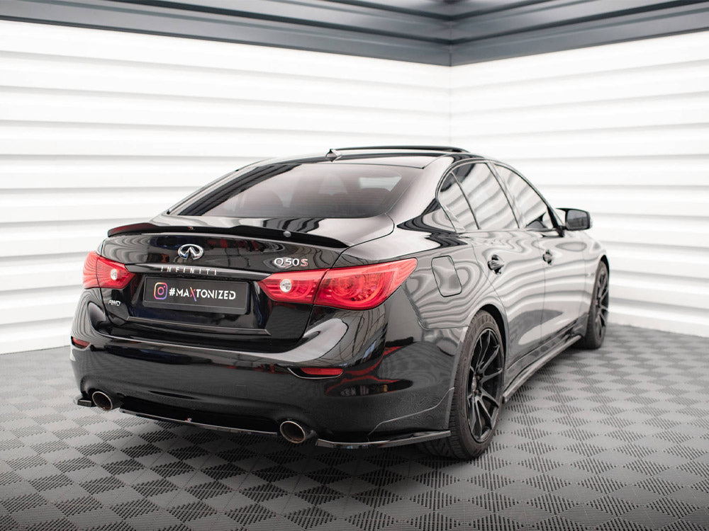 Central Rear Splitter Infiniti Q50 S Mk1 Maxton Design