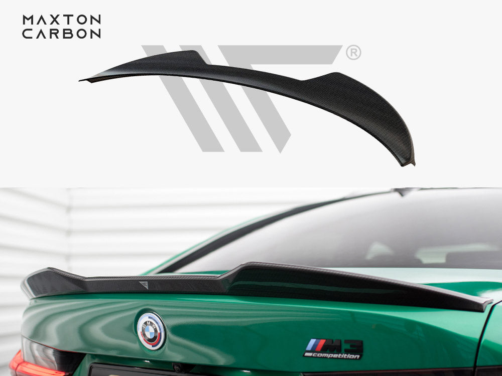 Carbon Fiber Tailgate Spoiler BMW M3 G80 Maxton Design