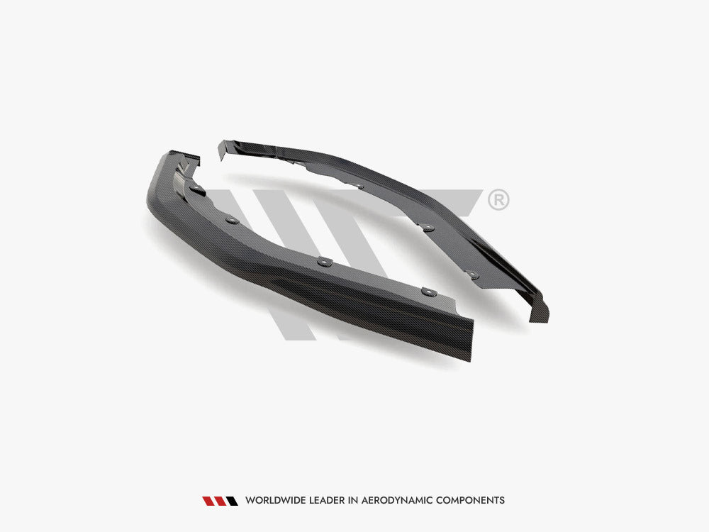 Carbon Fiber Rear Side Splitters BMW M3 G80 Maxton Design