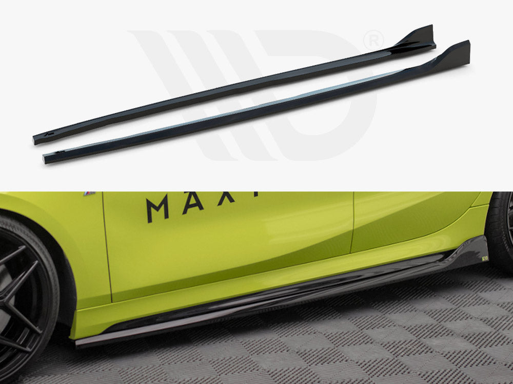 Side Skirts Diffusers V.5 BMW 1 F40 M-Sport / M135i Maxton Design