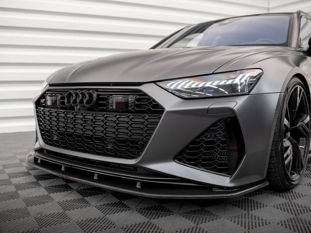 Carbon Fiber Front Splitter Audi RS6 C8 / RS7 C8 Maxton Design