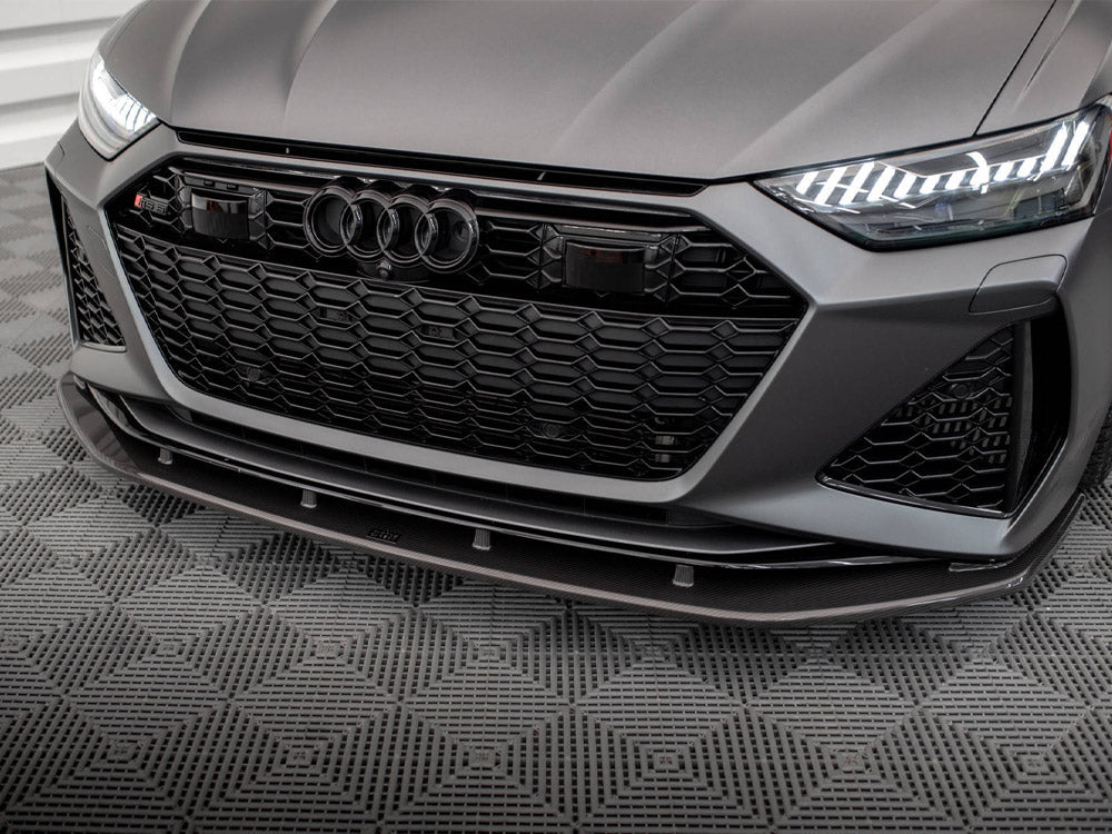 Carbon Fiber Front Splitter Audi RS6 C8 / RS7 C8 Maxton Design