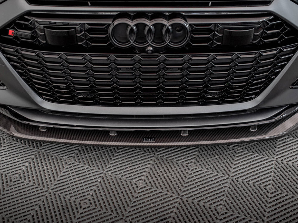 Carbon Fiber Front Splitter Audi RS6 C8 / RS7 C8 Maxton Design