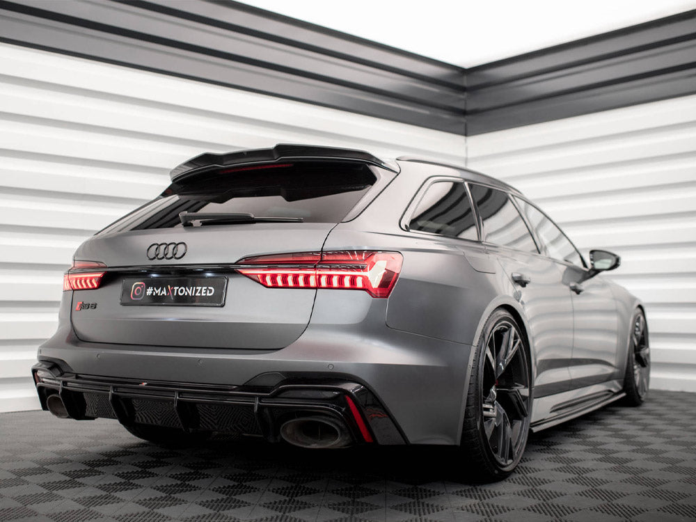 Carbon Fiber Tailgate Spoiler Audi RS6 C8 Maxton Design