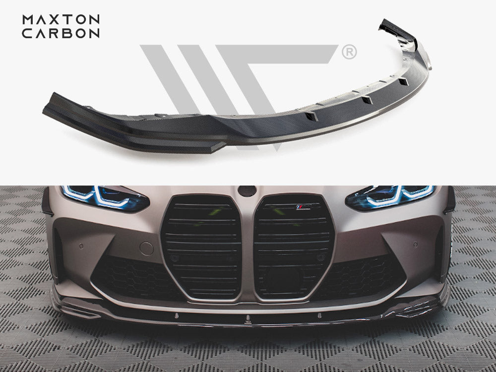 Carbon Fiber Front Splitter V.2 BMW M4 G82 / M3 G80 Maxton Design