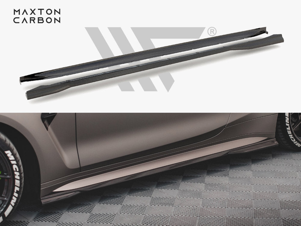 Carbon Fiber Side Skirts BMW M4 G82 Maxton Design