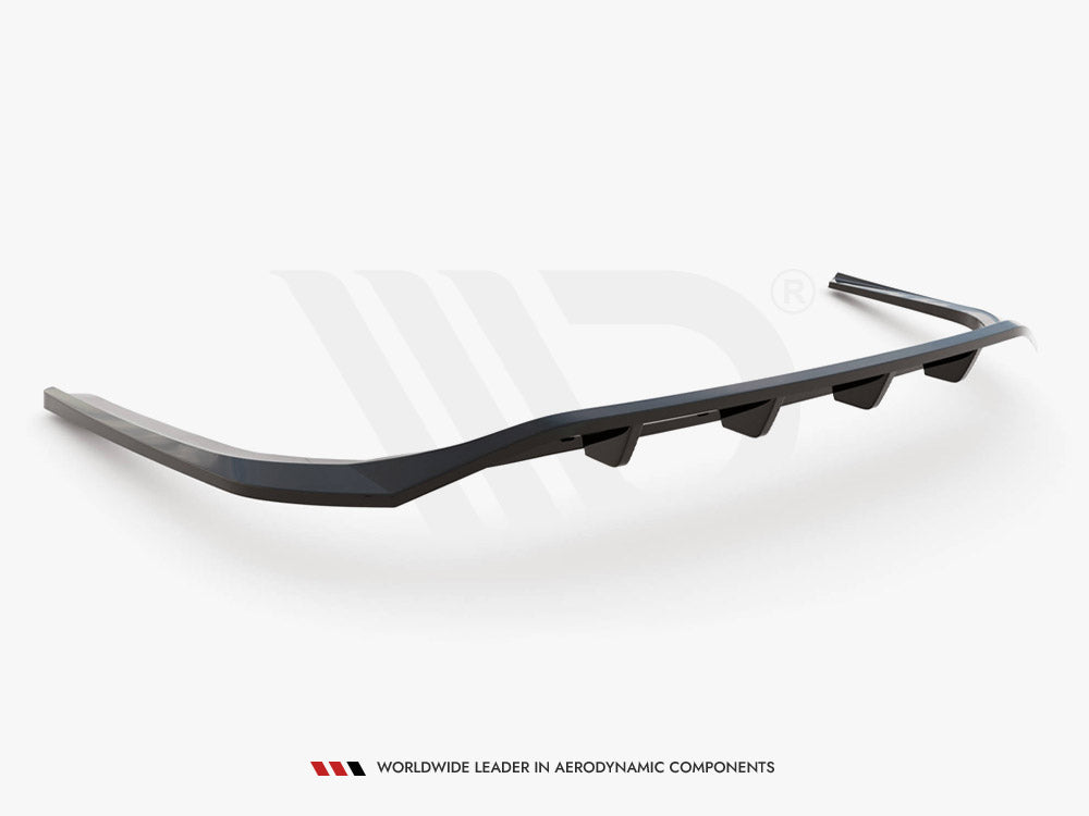 Central Rear Splitter (Vertical Bars) Lexus ES F Sport Mk7 Maxton Design