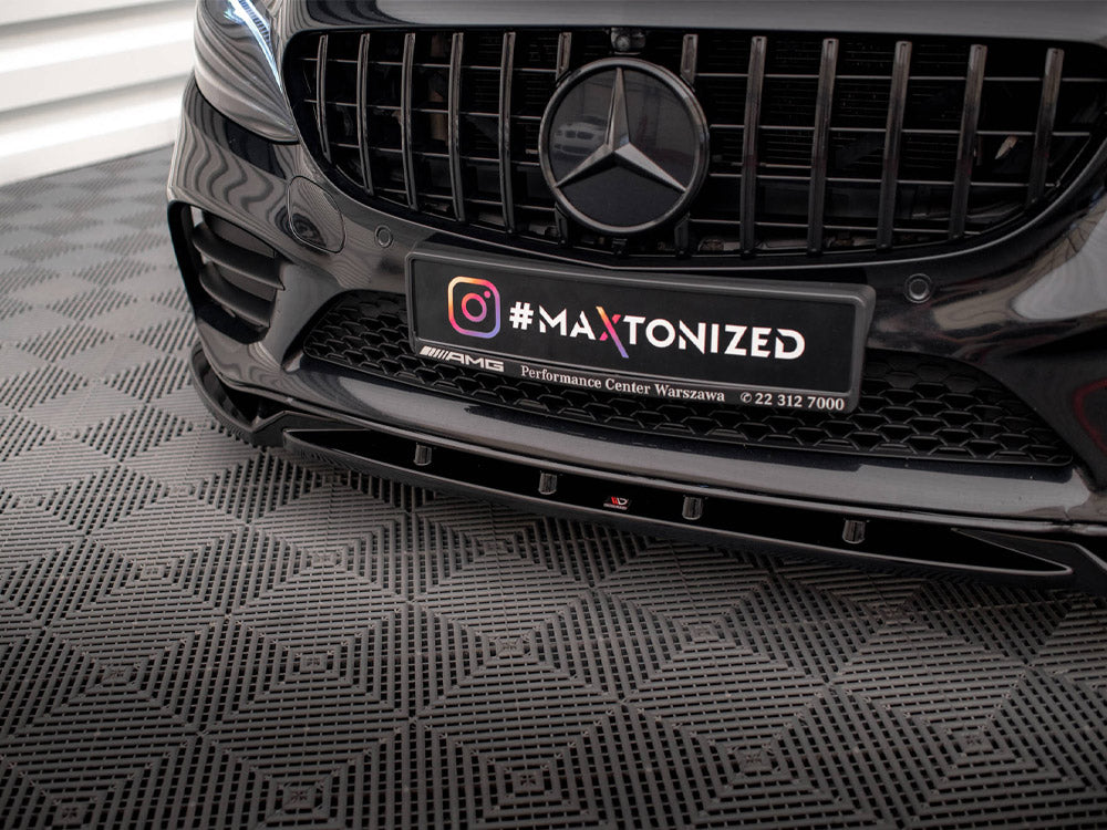 Front Splitter V.2 Mercedes C AMG Line / C43 AMG Sedan / Coupe W205 / C205 Facelift Maxton Design