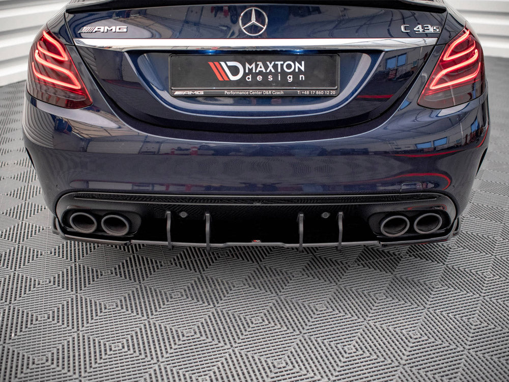 Street PRO Rear Diffuser Mercedes C 43 Sedan W205 Facelift Maxton Design