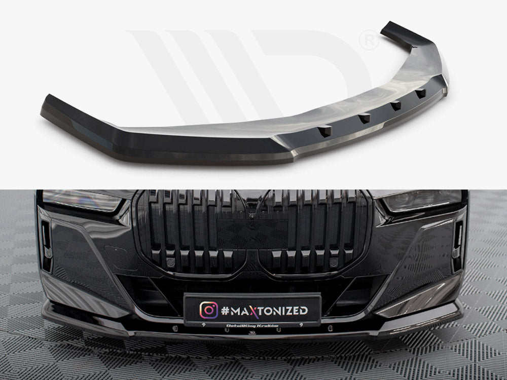 Front Splitter V.1 BMW 7 M-Pack / M760e G70 Maxton Design