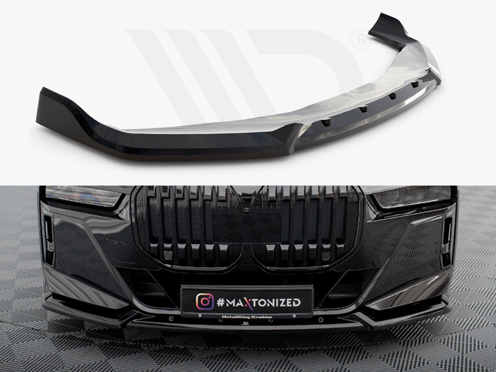 Front Splitter V.2 BMW 7 M-Pack / M760e G70 Maxton Design